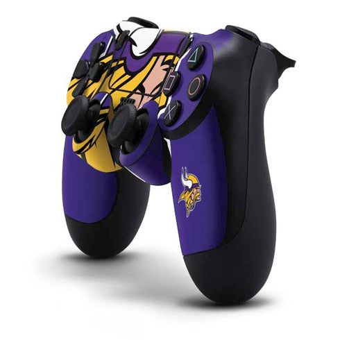 NFL Minnesota Vikings Retro Logo PS4 Controller Skin