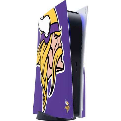 NFL Minnesota Vikings Retro Logo PS5 Console Skin