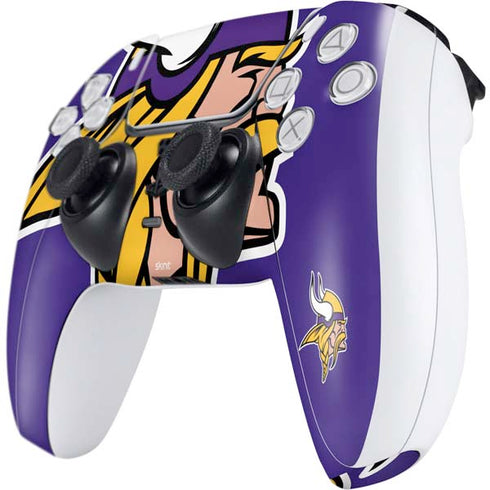 NFL Minnesota Vikings Retro Logo PS5 Controller Skin