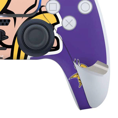 NFL Minnesota Vikings Retro Logo PS5 Slim Digital Edition Bundle Skin
