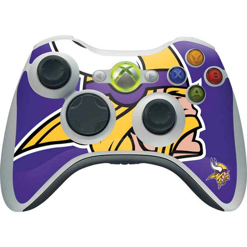 NFL Minnesota Vikings Retro Logo Xbox 360 Wireless Controller Skin