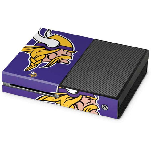 NFL Minnesota Vikings Retro Logo Xbox One Console Skin