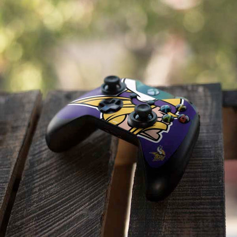 NFL Minnesota Vikings Retro Logo Xbox One Controller Skin