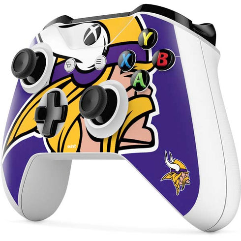 NFL Minnesota Vikings Retro Logo Xbox One S Controller Skin