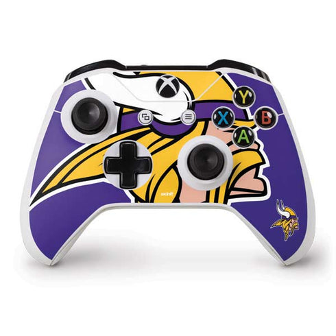 NFL Minnesota Vikings Retro Logo Xbox One S Controller Skin