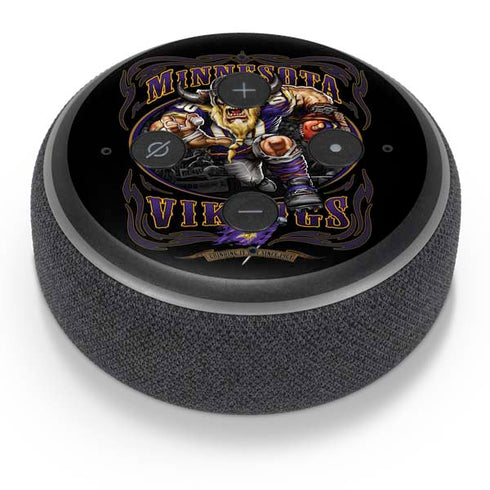 Liquid Blue NFL Minnesota Vikings Running Back Amazon Echo Dot Skin