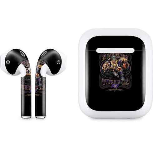 Liquid Blue NFL Minnesota Vikings Running Back Apple AirPods Skin