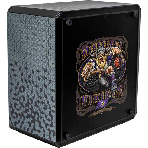 Liquid Blue NFL Minnesota Vikings Running Back Cooler Master MasterBox Q300L Mini Tower Skin