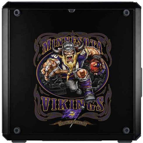 Liquid Blue NFL Minnesota Vikings Running Back Cooler Master MasterBox Q300L Mini Tower Skin