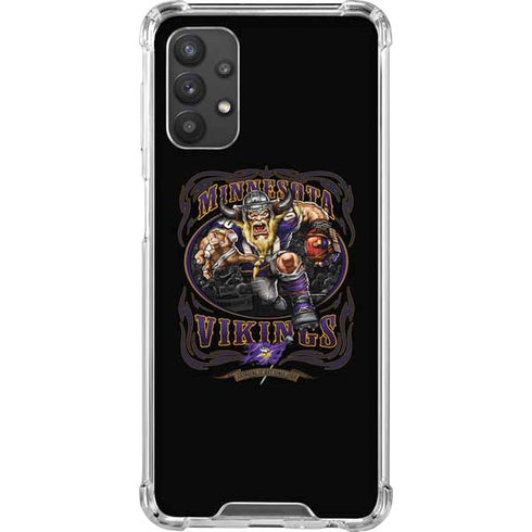 Liquid Blue NFL Minnesota Vikings Running Back Galaxy A32 5G Clear Case