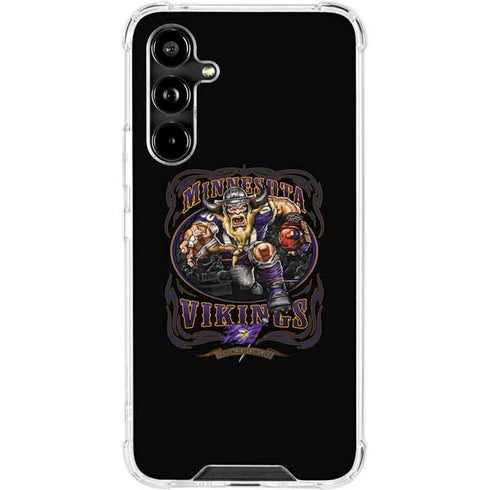 Liquid Blue NFL Minnesota Vikings Running Back Galaxy A54 5G Clear Case