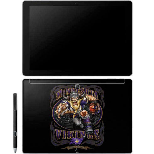 Liquid Blue NFL Minnesota Vikings Running Back Galaxy Book 12in Skin