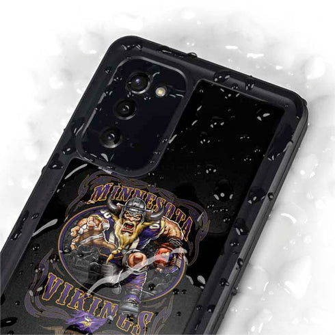 Liquid Blue NFL Minnesota Vikings Running Back Galaxy Note20 5G Waterproof Case