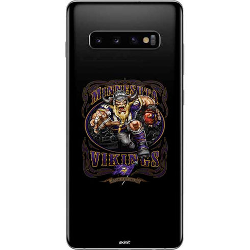 Liquid Blue NFL Minnesota Vikings Running Back Galaxy S10 Plus Skin