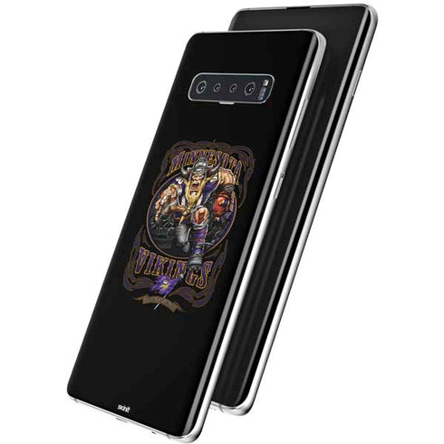 Liquid Blue NFL Minnesota Vikings Running Back Galaxy S10 Plus Skin