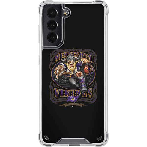 Liquid Blue NFL Minnesota Vikings Running Back Galaxy S21 5G Clear Case