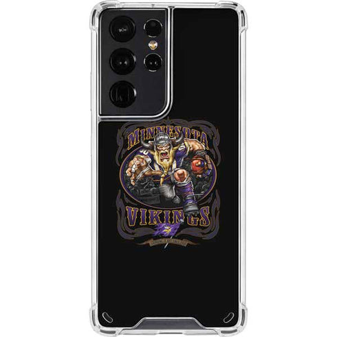 Liquid Blue NFL Minnesota Vikings Running Back Galaxy S21 Ultra 5G Clear Case