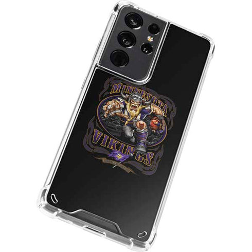 Liquid Blue NFL Minnesota Vikings Running Back Galaxy S21 Ultra 5G Clear Case