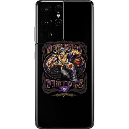 Liquid Blue NFL Minnesota Vikings Running Back Galaxy S21 Ultra 5G Skin