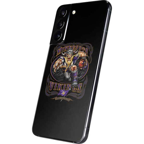 Liquid Blue NFL Minnesota Vikings Running Back Galaxy S22 Plus Skin