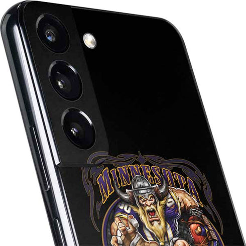 Liquid Blue NFL Minnesota Vikings Running Back Galaxy S22 Plus Skin