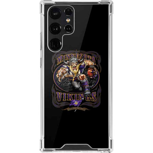 Liquid Blue NFL Minnesota Vikings Running Back Galaxy S22 Ultra Clear Case