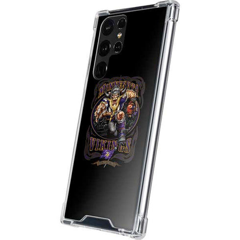 Liquid Blue NFL Minnesota Vikings Running Back Galaxy S22 Ultra Clear Case