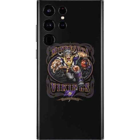 Liquid Blue NFL Minnesota Vikings Running Back Galaxy S22 Ultra Skin