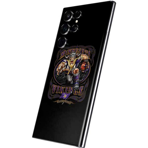 Liquid Blue NFL Minnesota Vikings Running Back Galaxy S22 Ultra Skin