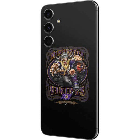 Liquid Blue NFL Minnesota Vikings Running Back Galaxy S23 FE Skin