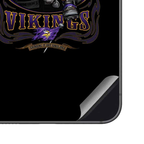 Liquid Blue NFL Minnesota Vikings Running Back Galaxy S23 FE Skin