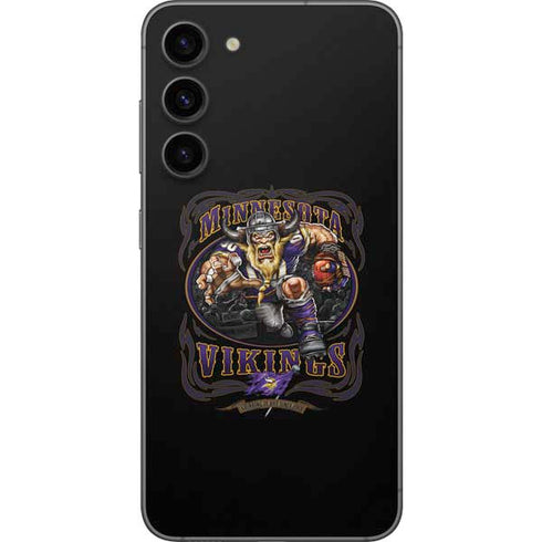 Liquid Blue NFL Minnesota Vikings Running Back Galaxy S23 Plus Skin
