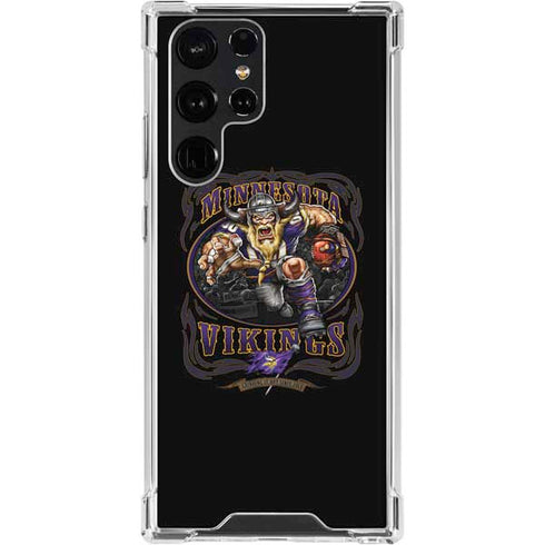 Liquid Blue NFL Minnesota Vikings Running Back Galaxy S24 Ultra Clear Case