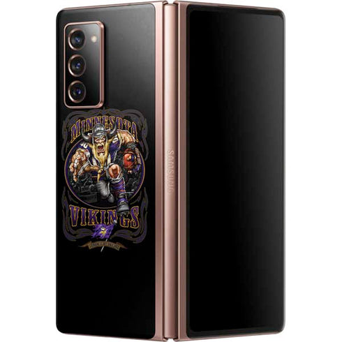 Liquid Blue NFL Minnesota Vikings Running Back Galaxy Z Fold2 5G Skin