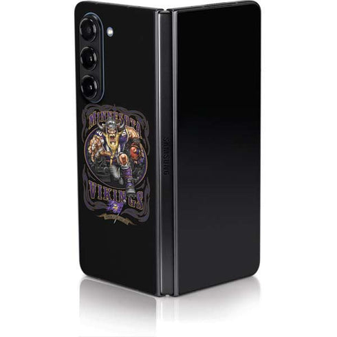 Liquid Blue NFL Minnesota Vikings Running Back Galaxy Z Fold5 5G Skin