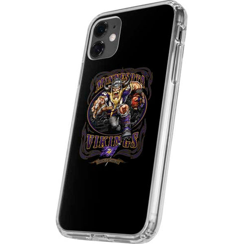 Liquid Blue NFL Minnesota Vikings Running Back iPhone 11 Clear Case