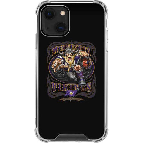 Liquid Blue NFL Minnesota Vikings Running Back iPhone 14 Plus Clear Case
