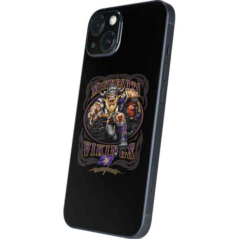 Liquid Blue NFL Minnesota Vikings Running Back iPhone 15 Plus Skin
