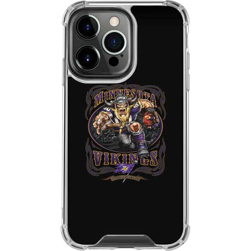 Liquid Blue NFL Minnesota Vikings Running Back iPhone 14 Pro Clear Case