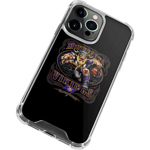 Liquid Blue NFL Minnesota Vikings Running Back iPhone 15 Pro Clear Case