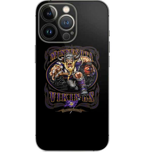 Liquid Blue NFL Minnesota Vikings Running Back iPhone 14 Pro Skin