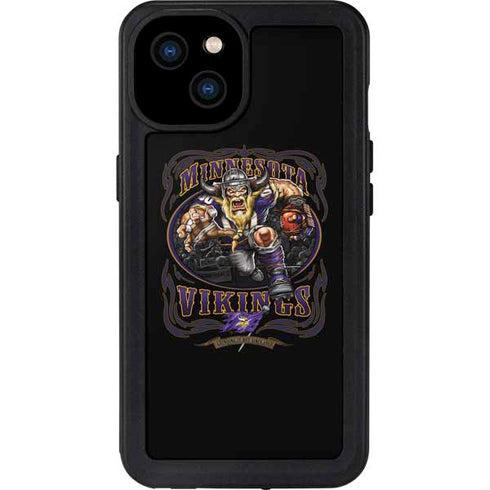 Liquid Blue NFL Minnesota Vikings Running Back iPhone 15 Plus Waterproof Case