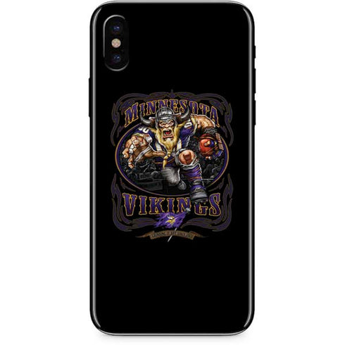 Liquid Blue NFL Minnesota Vikings Running Back iPhone X Skin