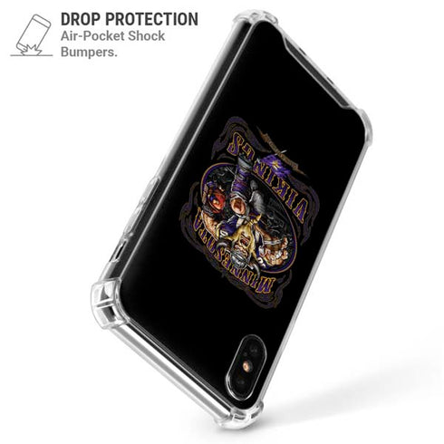 Liquid Blue NFL Minnesota Vikings Running Back iPhone XS Max Clear Case