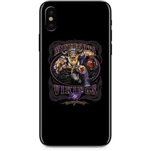 Liquid Blue NFL Minnesota Vikings Running Back iPhone XS Skin