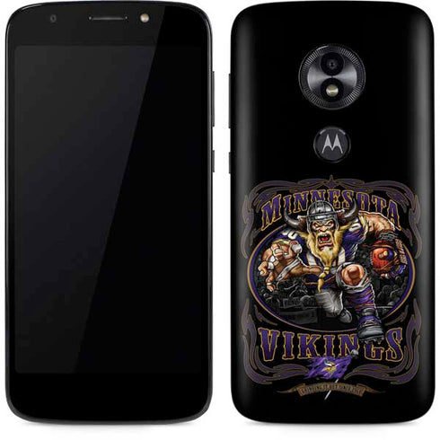 Liquid Blue NFL Minnesota Vikings Running Back Moto E5 Play Skin