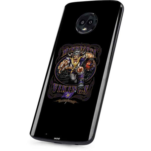 Liquid Blue NFL Minnesota Vikings Running Back Moto G6 Skin