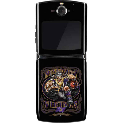 Liquid Blue NFL Minnesota Vikings Running Back Motorola RAZR Skin