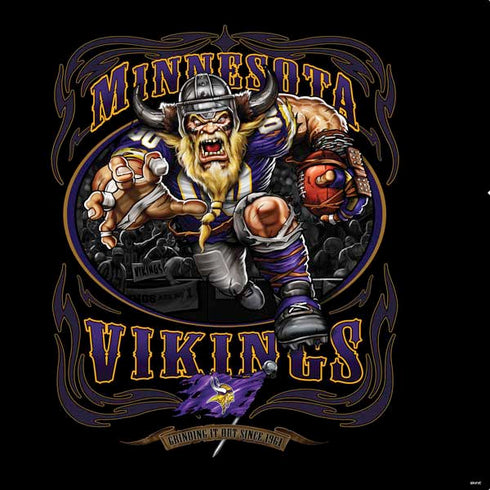 Liquid Blue NFL Minnesota Vikings Running Back PS4 Console and Controller Bundle Skin