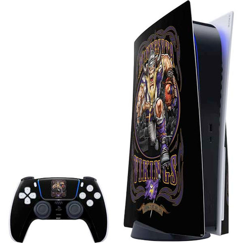 Liquid Blue NFL Minnesota Vikings Running Back PS5 Bundle Skin